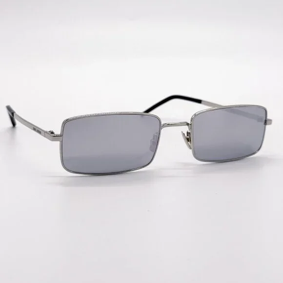 NEW SAINT LAURENT SL 252 004 SILVER SUNGLASSES SAINT LAURENT SL252 004